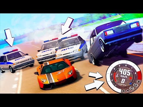 Видео: МАЖОР не ожидал что у меня 1500 СИЛ! НЕЛЕГАЛЬНЫЕ ГОНОЧКИ в BeamNG Drive
