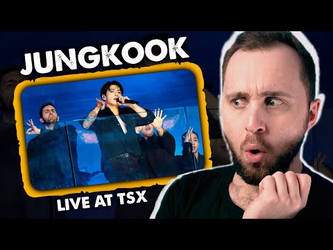 Видео: Jungkook (BTS) - Live at TSX // реакция на кпоп