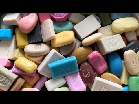 Видео: ASSORTED soap *660 | Cutting soap (no talking) | АСМР Резка мыла | #asmrsoap #carvingsoap