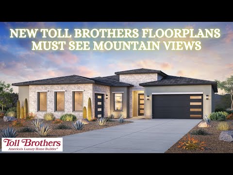 Видео: Новые планы этажей Toll Brothers. Обязательно посетите сообщество [Жизнь в Аризоне | Роскошные до...