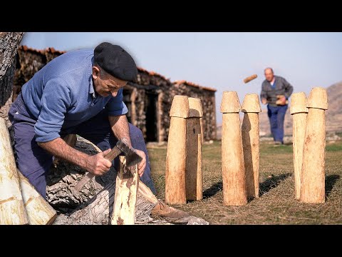 Видео: Чаши ручной работы из орехового дерева. Оживление прошлого этой традиционной игры
