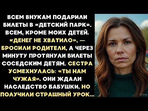 Видео: «Родители лишили моих детей наследства ради чужих… Но судьба быстро наказала их!»