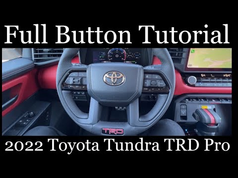 Видео: Toyota Tundra TRD Pro 2022 года — (Полное руководство по кнопкам)