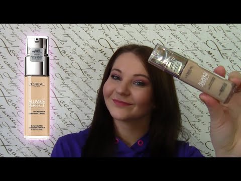 Видео: Тестирую! Тональная основа L'Oreal Paris Alliance Perfect // Флюид для всех типов кожи // Стоит???