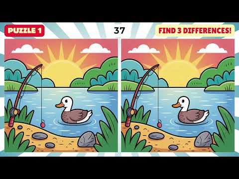 Видео: Сможешь ли ТЫ найти все 3 отличия? 🤔 #31#Головоломки #SpotTheDifference