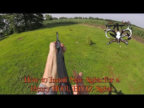 Видео: Как установить новые прицельные приспособления на винтовку Генри H001 HIVIZ
