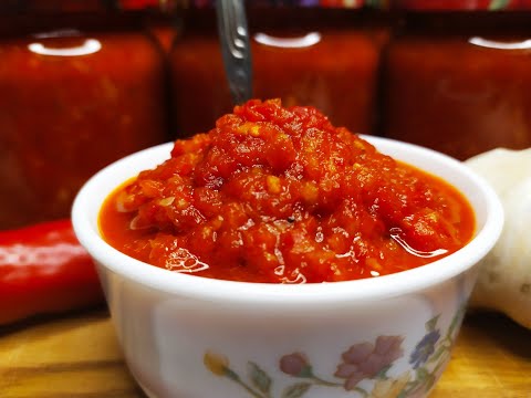 Видео: Аджика варёная с яблоками. Огонёк.  (Очень острая)