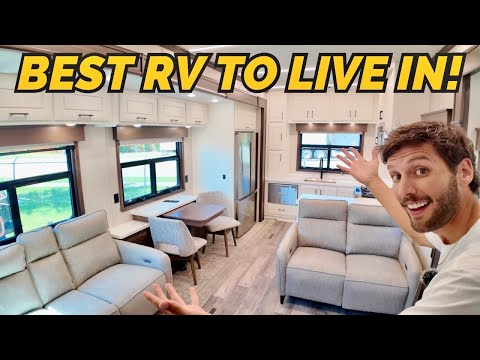 Видео: ЛУЧШИЙ жилой автодом с пятым колесом! 2024 DRV Mobile Suites 41RKDB