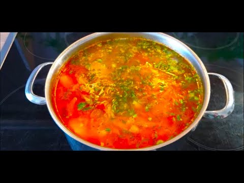 Видео: Оранжевый борщ!Krautsuppe!