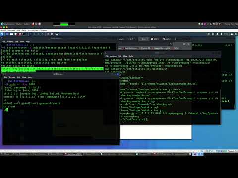 Видео: Подробное прохождение машины DC: 7 Vulnhub [Timcore]