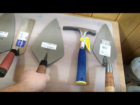 Видео: Инструмент каменщика из США:marshalltown,w. rose estwing,обзор и возможность приобретения.