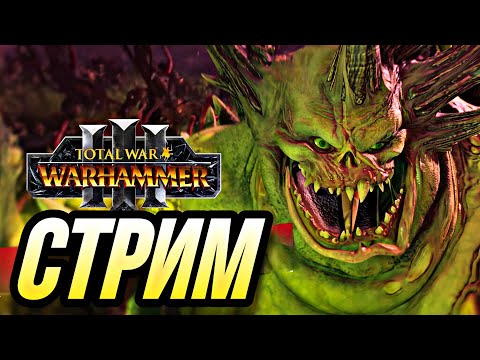 Видео: Утренний Total War: Warhammer 3 учусь играть на Нургле