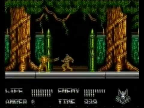 Видео: Прохождение старых Dendy игр - Werewolf the last warrior. Live VHS