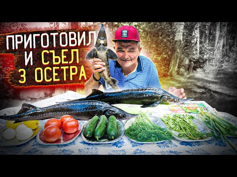 Видео: ПРИГОТОВИЛ И СЪЕЛ 3 ОСЕТРА!