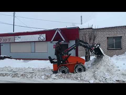 Видео: Мини погрузчик АТ-350