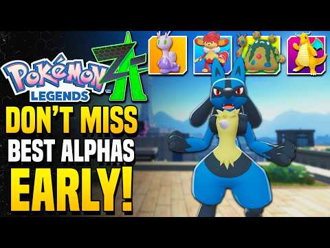 Видео: Pokemon Legends Z-A: Лучшие редкие альфа-покемоны, которых вы не захотите пропустить