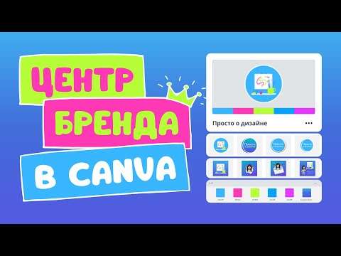 Видео: Центр бренда в Canva | Настройка  и редактирование фирменного стиля | Обновления 2024