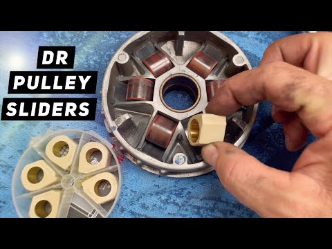 Видео: Установка слайдеров Dr Pulley | Скутер Митча