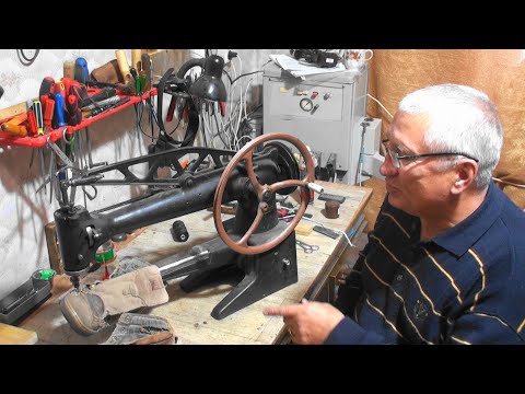Видео: Швейная сапожная машина Singer 29K31