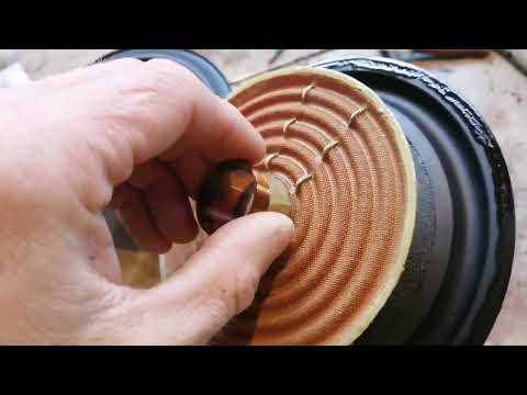 Видео: Переделка эстрадного динамика на мидбас.