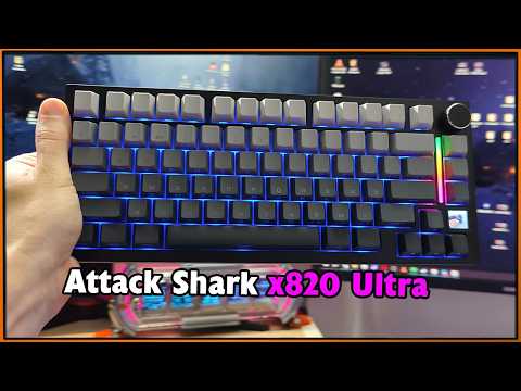 Видео: Новая модель с роллером и экранчиком, но одним недостатком - Attack Shark x820Utra #клавиатура