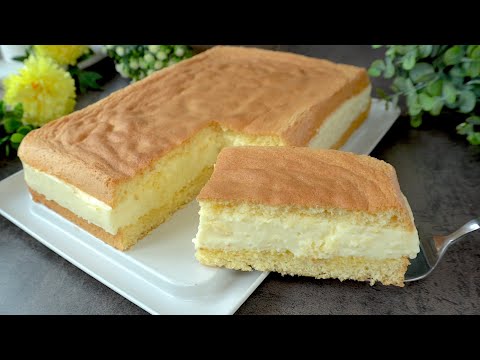 Видео: Легкий торт за считанные минуты! Такой влажный и вкусный 👍