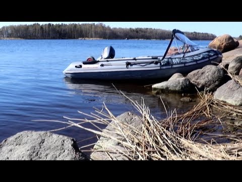 Видео: Обзор лодки HUNTER 360 с мотором Yamaha 9,9 (15) л.с.