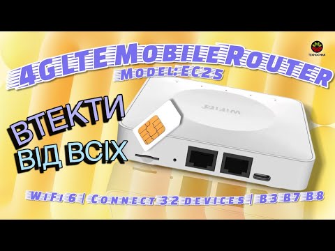 Видео: 4G LTE SMT-EC25-EU Роутер на 2 LAN
