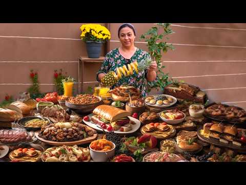 Видео: Эта Женщина Готовит 21 Блюдо за 1 День, не Уставая - Влог Жизнь Деревне