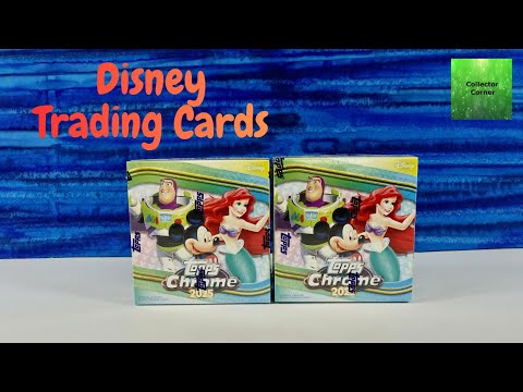 Видео: Открытие коллекционного набора карточек Disney Topps Chrome 2025