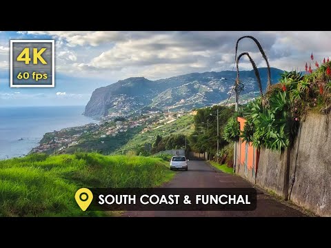 Видео: Исследование Мадейры, Португалия 🇵🇹 | 4K Живописный тур - Южное побережье