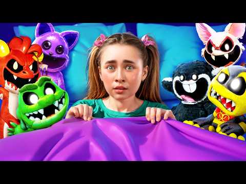 Видео: Кошмарные зверьки удочерили меня! Жизнь в семье Nightmare Critters из Poppy Playtime 4