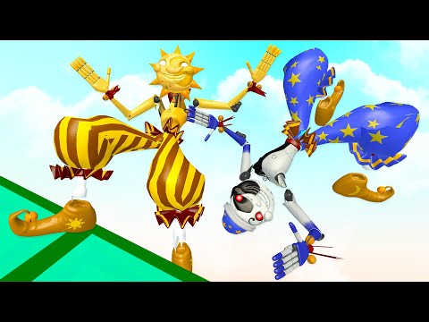 Видео: Солнце и Луна FNAF SB: Рэгдолл Падения - [GMOD] - Серия 97