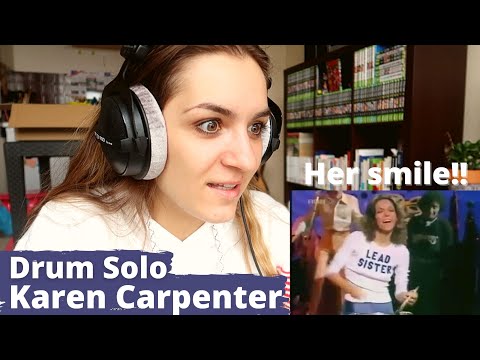Видео: Реакция на Carpenters: Карен Карпентер, барабанное соло (1976)