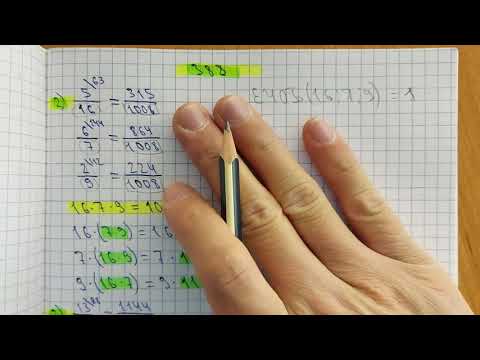 Видео: 5-сынып. 388-есеп. Жай болшектерді ЕҢ КІШІ ортақ бөлімге келтіру.