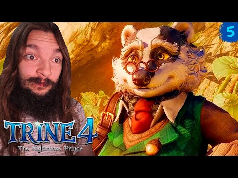 Видео: Trine IV: The Nightmare Prince #5 - ПОМОЩЬ БАРСУКУ
