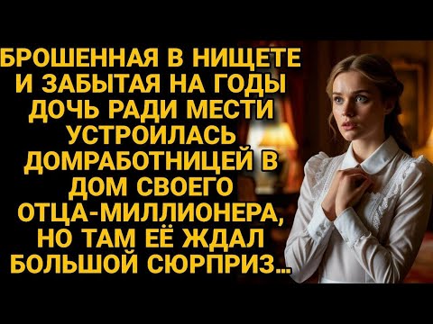 Видео: Брошенная дочь решила отомстить богатому отцу, но когда устроилась горничной, узнала