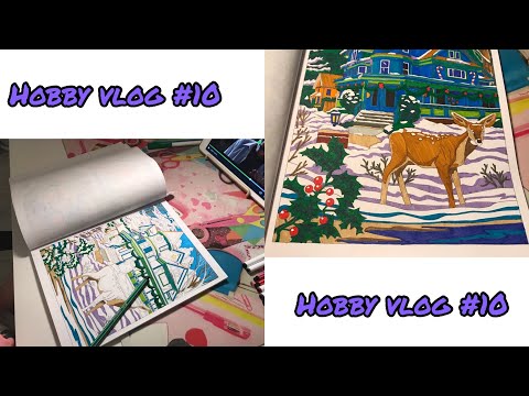 Видео: ХОББИ ВЛОГ #10// раскрашиваю и болтаю