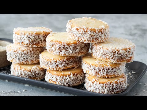 Видео: ТАЕТ ВО РТУ / Рассыпчатое СЭНДВИЧ-ПЕЧЕНЬЕ Альфахорес / Аргентинское лакомство Alfajores