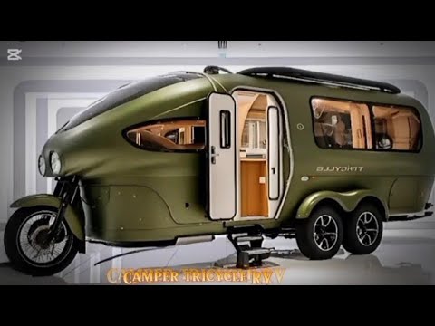 Видео: Трёхколёсный кемпер «Трициклер RV» — Дом на колёсах будущего