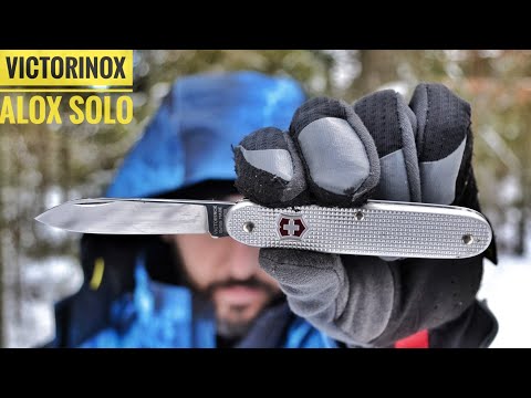 Видео: Нож Victorinox Alox Solo обзор, сравнение.