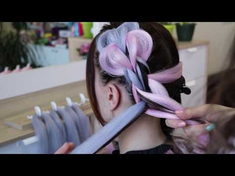 Видео: Две косы с канекалоном на резиночках