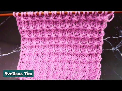 Видео: Красивейший и Очень Простой Узор Спицами "УЗЕЛКИ"  Мастер Класс 🌸 Вязание МК Светлана Тим