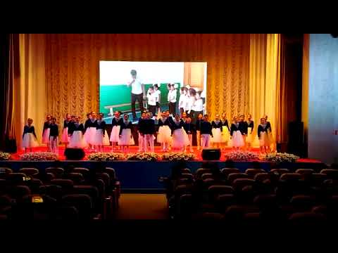 Видео: Қ.Сәтбаев мектеп- лицейі "Ұстазым менің" әнімен