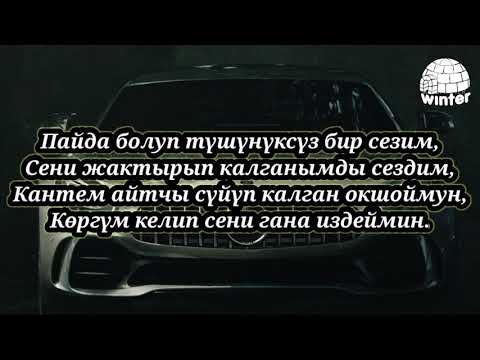 Видео: Эрлан Андашев-- Сүйүп калдым, текст(караоке, lyrics)