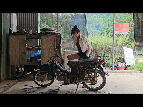 Видео: Восстановлен мотоцикл Honda Wave RX 110 с двигателем 1995 года, который был заброшен