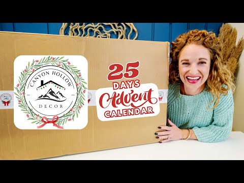Видео: Адвент-календарь Canyon Hollow 2025 | Домашний адвент-календарь Home Deco