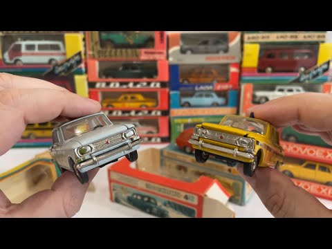 Видео: Ранние москвичи в рисованных коробочках. Москвич 412 А2.