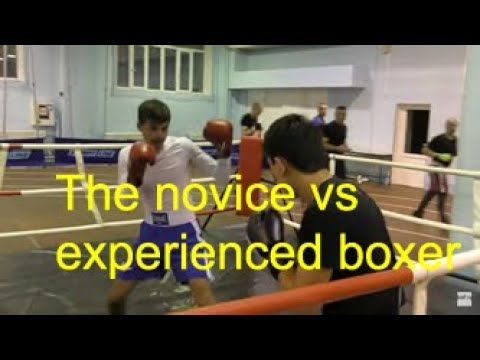 Видео: Боксерский спарринг: опытный боксер против новичка