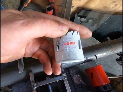 Видео: Почему не стоит покупать дорогие коронки. Самодельный торцеватель круглых труб